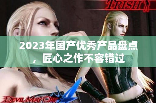 2023年国产优秀产品盘点，匠心之作不容错过