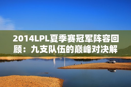 2014LPL夏季赛冠军阵容回顾：九支队伍的巅峰对决解析