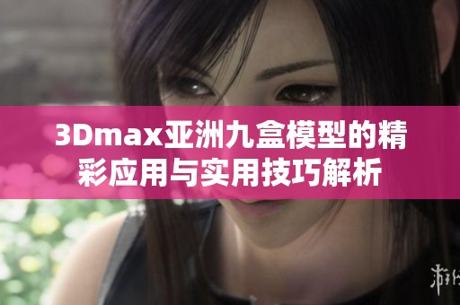 3Dmax亚洲九盒模型的精彩应用与实用技巧解析