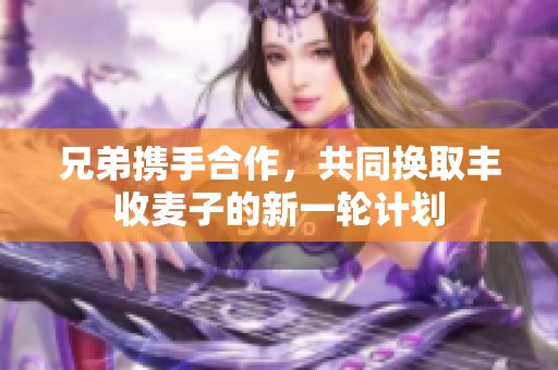 兄弟携手合作，共同换取丰收麦子的新一轮计划