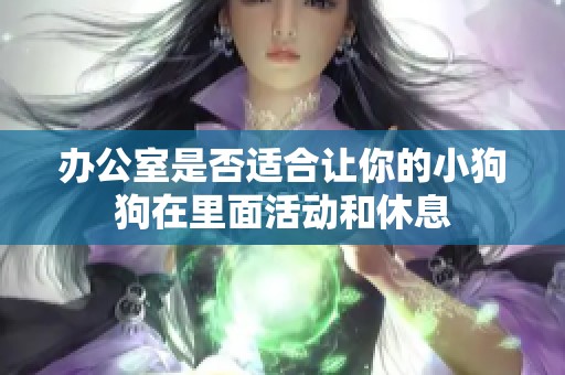 办公室是否适合让你的小狗狗在里面活动和休息