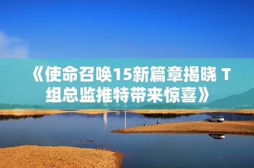 《使命召唤15新篇章揭晓 T组总监推特带来惊喜》