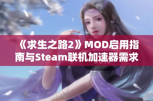 《求生之路2》MOD启用指南与Steam联机加速器需求解析