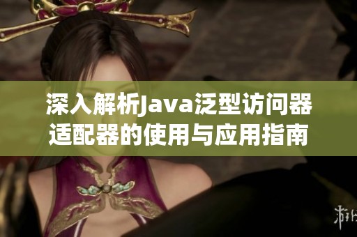 深入解析Java泛型访问器适配器的使用与应用指南