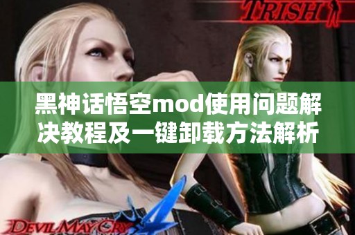 黑神话悟空mod使用问题解决教程及一键卸载方法解析