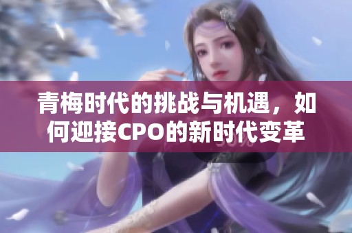 青梅时代的挑战与机遇，如何迎接CPO的新时代变革