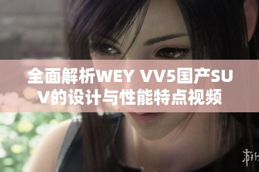 全面解析WEY VV5国产SUV的设计与性能特点视频