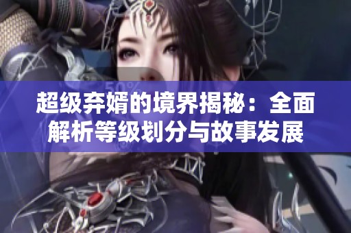 超级弃婿的境界揭秘：全面解析等级划分与故事发展