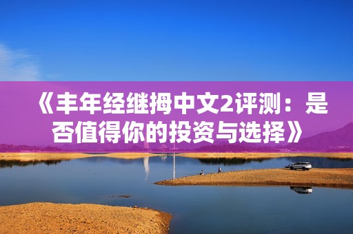 《丰年经继拇中文2评测：是否值得你的投资与选择》