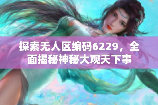 探索无人区编码6229，全面揭秘神秘大观天下事