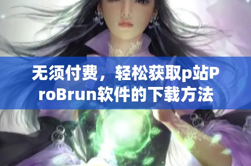 无须付费，轻松获取p站ProBrun软件的下载方法