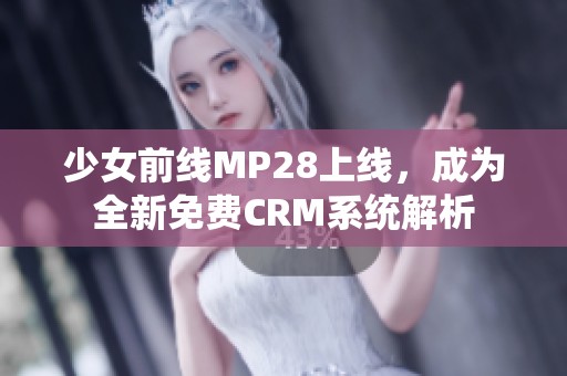 少女前线MP28上线，成为全新免费CRM系统解析