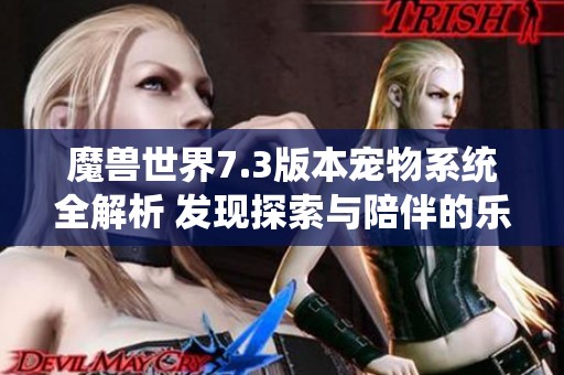 魔兽世界7.3版本宠物系统全解析 发现探索与陪伴的乐趣