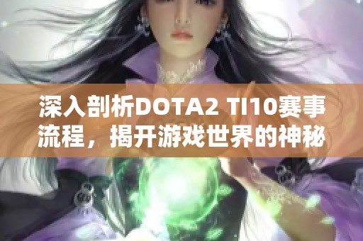 深入剖析DOTA2 TI10赛事流程，揭开游戏世界的神秘面纱