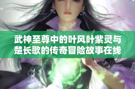 武神至尊中的叶风叶紫灵与楚长歌的传奇冒险故事在线阅读