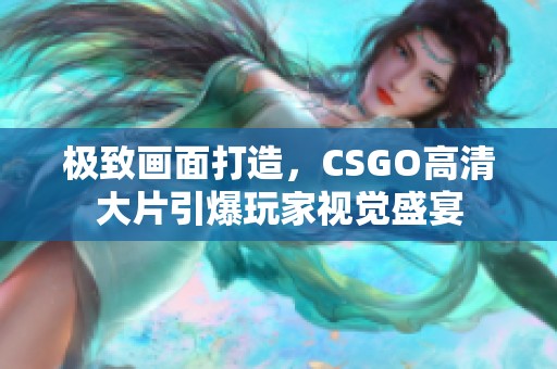 极致画面打造，CSGO高清大片引爆玩家视觉盛宴