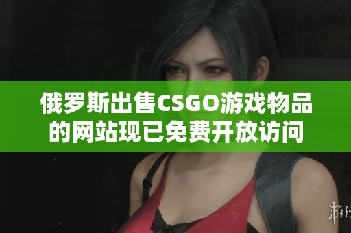 俄罗斯出售CSGO游戏物品的网站现已免费开放访问