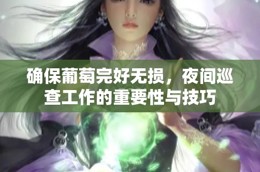 确保葡萄完好无损，夜间巡查工作的重要性与技巧