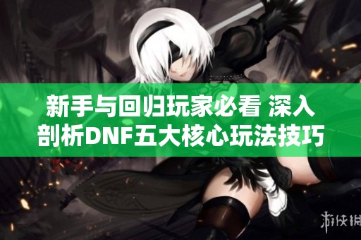 新手与回归玩家必看 深入剖析DNF五大核心玩法技巧!