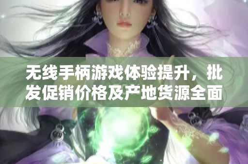 无线手柄游戏体验提升，批发促销价格及产地货源全面解析